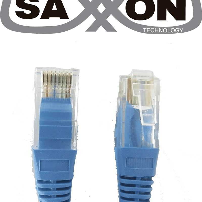 Saxxon P5e2ua  Cable Patch Cord Utp 2 Metros / Cat 5e / Color Azul