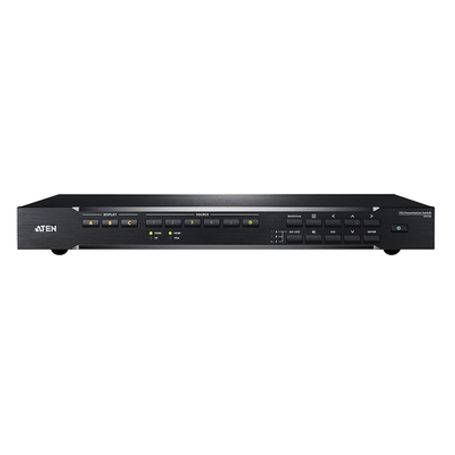 Switch Matricial 7x3  Con Escalador De Video  Streaming  Mezclador De Audio  Hdbaset  Receptor De Ir