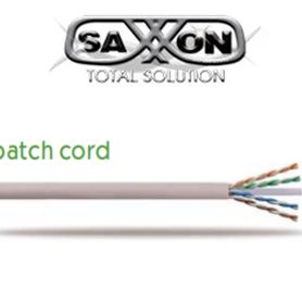 saxxon p63ug cable patch cord utp 3 metros cat 6 color gris16937