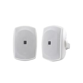 altavoz de montaje en superficie de 2 vias  woofer 65  tweeter 1  semiexterior  6 ohms  par  color blanco