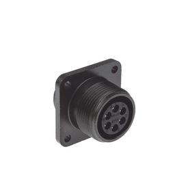 conector hembra circular  de 6 terminales para uso rudo amphenol 7483