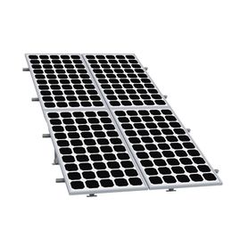 montaje para panel solar 2x2 riel 5 de 2700mm para módulos con espesor de 3035mm vel de viento máx 136kmh224465