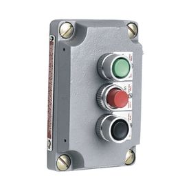 cubierta para estación de control con tres botones pulsadores rojoverdenegro  uso en áreas clasificadas