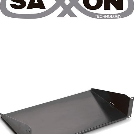 Saxxon Br10  Charola De Misceláneos De 10 X 19 / 2ur / Capacidad 22  Kg/ Para Racks Y Gabinetes