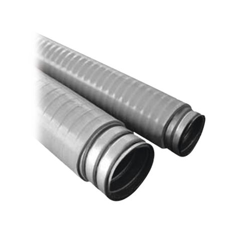 Tubo Flexible Tipo Liquidtight De 2 1/2 (63 Mm). Acero  Forro Pvc. Rollo De 10 Metros.