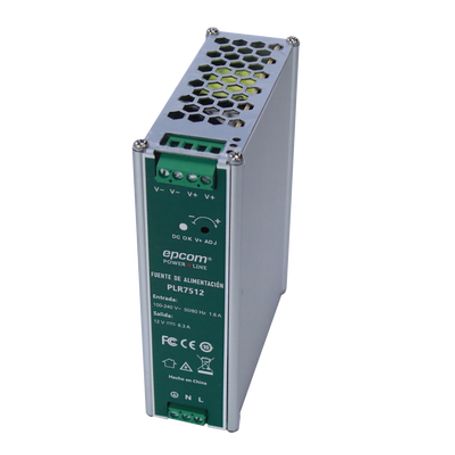 Fuente De Alimentación /entrada 100240 Vac /salida 12 Vcc / 6.3 A / 75 W / Din Rail