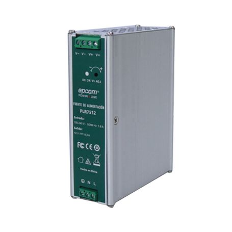 Fuente De Alimentación /entrada 100240 Vac /salida 12 Vcc / 6.3 A / 75 W / Din Rail