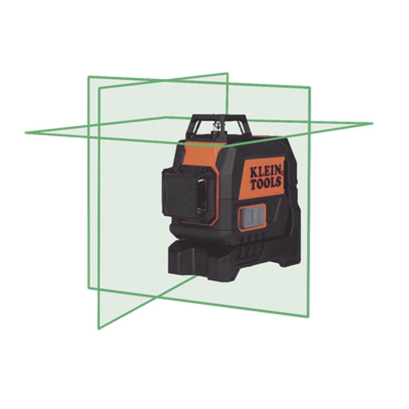 Nivel Láser De 3 Planos De Color Verde De 360º Y 30.5 M. De Alcance Compacto Con Base Magnética Y Para Tripoide