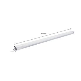 luminario led tipo regleta  572 x 24 x 24 mm  127 vca  luz blanca 6 500 °k  900 lm228887
