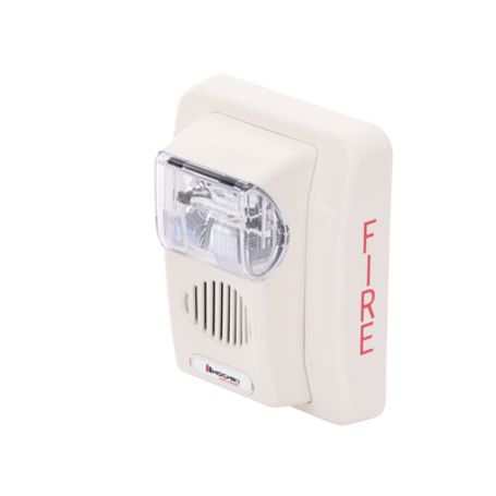 Sirena Estrobo Hochiki Color Blanco Alimentación 24 Vcc Multi Candela Montaje En Pared (050006030)