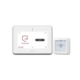 kit de panel de alarma con pantalla touch con termostato t6 pro zwave