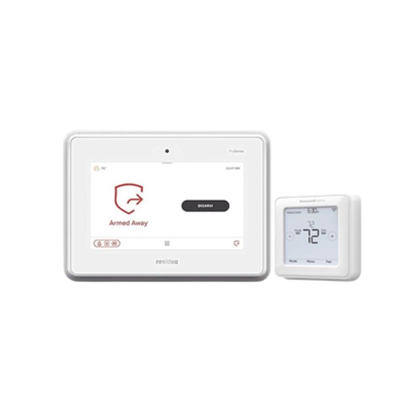 Kit De Panel De Alarma Con Pantalla Touch Con Termostato T6 Pro Zwave