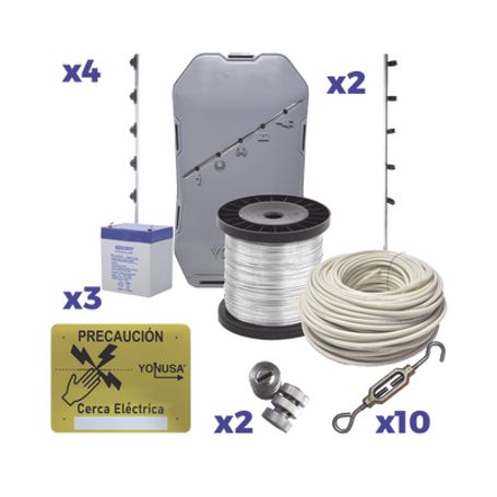 Kit Energizador Para 25 Metros De Proteccion