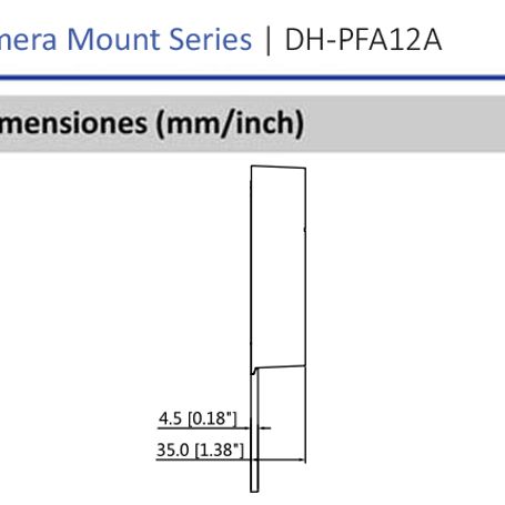 Dahua Pfa12a  Caja De Conexiones Para Camaras Dahua/ Compatible Con Camaras Bullet Y Domo/ Montaje En Pared/ Policarbonato/
