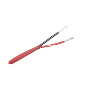 cable de alarma contra incendios bobina de 305 metros 2x18 awg color rojo tipo fplr  ul ft4 ideal para sistemas de detección de