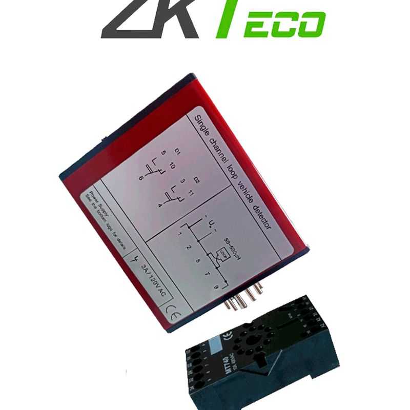 Zkteco Zf500  Sensor De Masa Para Control De Acceso Vehicular  / 110 Vac / 3a  / Un Canal / Nivel De Sensibilidad Ajustable  / P