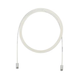 cable de parcheo utp cat6a cmlszh diámetro reducido 28awg color blanco mate 35 ft