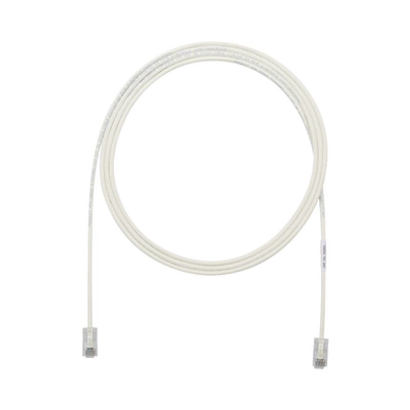 Cable De Parcheo Utp Cat6a Cm/lszh Diámetro Reducido (28awg) Color Blanco Mate 35 Ft