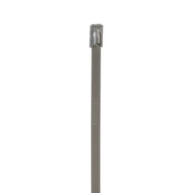 cincho pansteel de acero inoxidable tipo 304 127mm largo x 46mm ancho color metálico paquete de 100pz197016