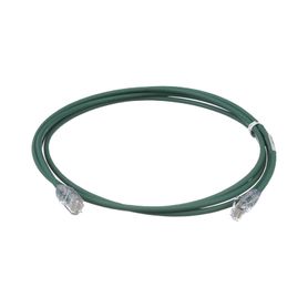 cable de parcheo utp cat6a cmlszh diámetro reducido 28awg color verde 3 ft180472