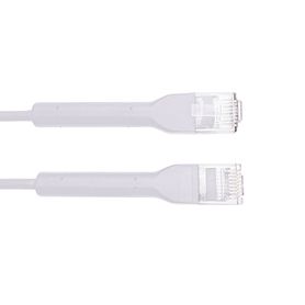 cable de parcheo ultra slim con bota flexible utp cat6a  020 cm blanco diámetro reducido227543