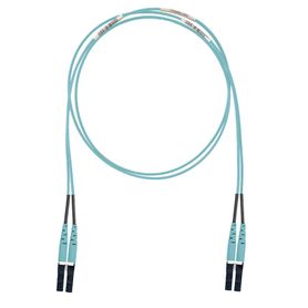 jumper de fibra optica multimodo 50125 om3 lclc duplex lszh cero halógenos color aqua 2 metros219479