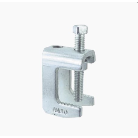 Mordaza Acero Fija barras de 3/4", para varilla roscada de 1/4".