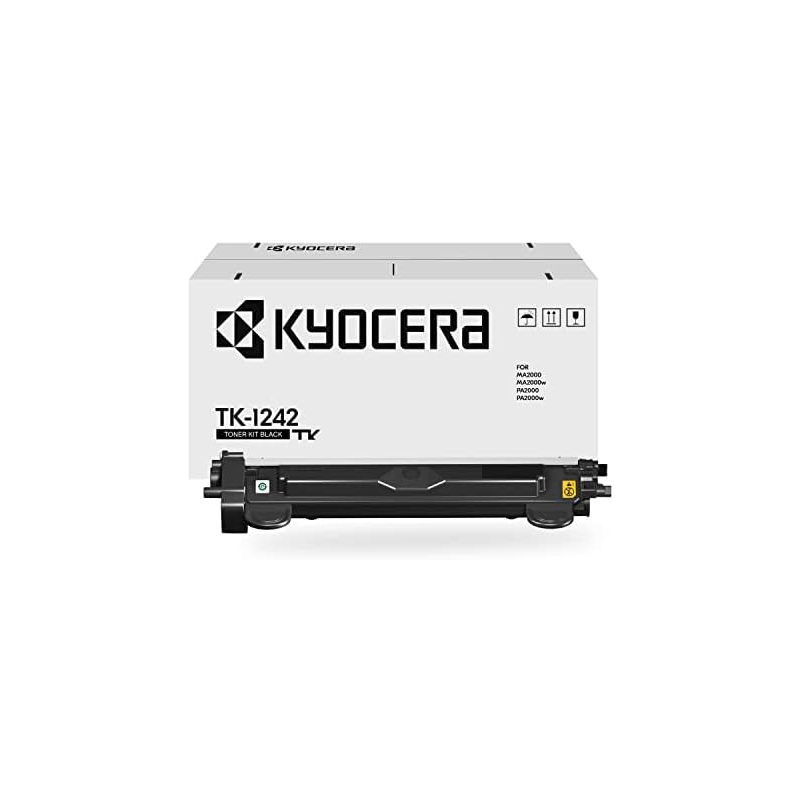 Tóner Kyocera TK-1242 1.5K Páginas Compatible PA2000W/MA2000/MA2000W Color Negro