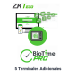 ZKTECO BIOTIMEPROADDDEV- Licencia Vitalicia para Agregar 5 Terminales