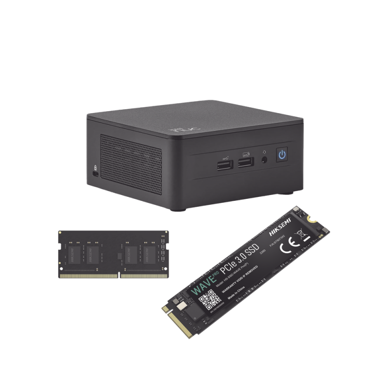 ASUS NUC KIT / ESTACION DE TRABAJO / CORE I5 12VA GENERACION / RAM 8GB / SSD 256