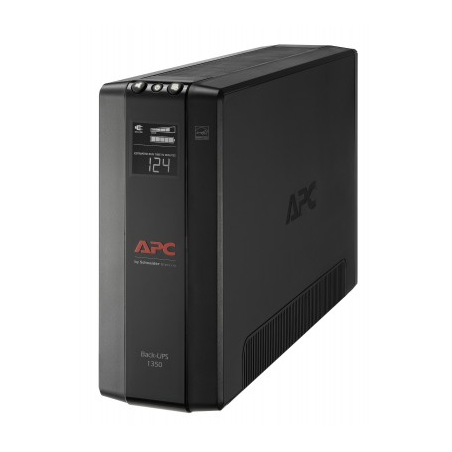 No Break Capacidad 1350 VA - 810 W, 120 V con  APC BX1350M-LM60, 1350 VA, 810 W, 16 h, Negro, Industrial y Oficina