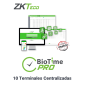 ZKTECO BIOTIMEPROLITE- Licencia de Asistencia Vitalicia / Versión WEB / Para 10 Terminales Centralizadas / 1000 Empleados