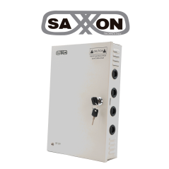 SAXXON SX30A18CH - Fuente de Poder Profesional 12 VCD / 30 Amperes / 18 Canales / 1.6 Amperes por Canal