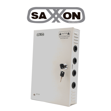 SAXXON SX30A18CH - Fuente de Poder Profesional 12 VCD / 30 Amperes / 18 Canales / 1.6 Amperes por Canal