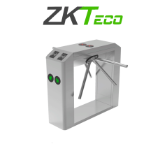 ZKTECO TS2200PRO - Torniquete Trípode Doble Carril Bidireccional / Semiautomático / Acero Inoxidable / Indicadores LED / 110V