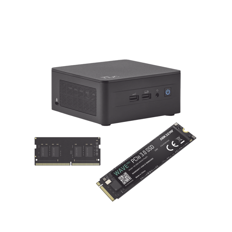 ASUS NUC KIT / ESTACION DE TRABAJO / CORE I3 13VA GENERACION / RAM 16GB / SSD 256GB