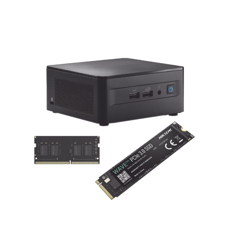 ASUS NUC KIT / ESTACION DE TRABAJO / CORE I5 12VA GENERACION / RAM 16GB / SSD 256