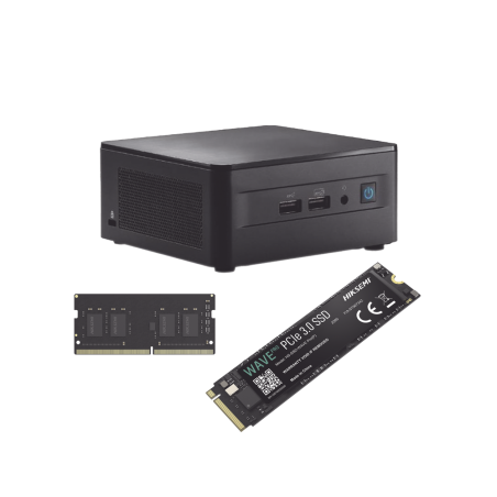 ASUS NUC KIT / ESTACION DE TRABAJO / CORE I5 12VA GENERACION / RAM 16GB / SSD 256