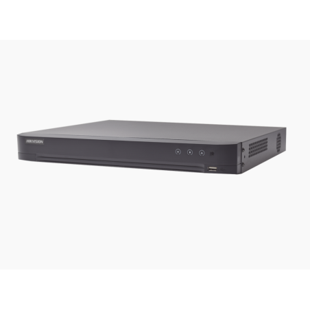 DVR 8 Canales TURBOHD + 8 Canales IP / 8 Megapixel (4K) / Audio por Coaxitron / ACUSENSE / Reconocimiento Facial