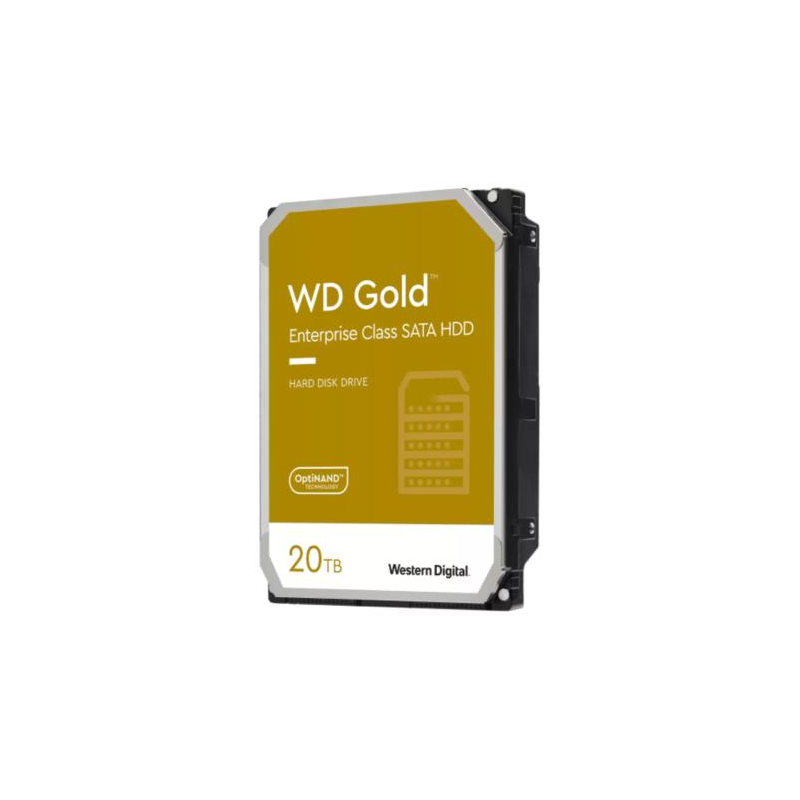 Disco Duro Interno Western Digital Gold Enterprise 20TB 3.5" 7200RPM SATA lll 6Gbit/s Caché 256MB para Data Center