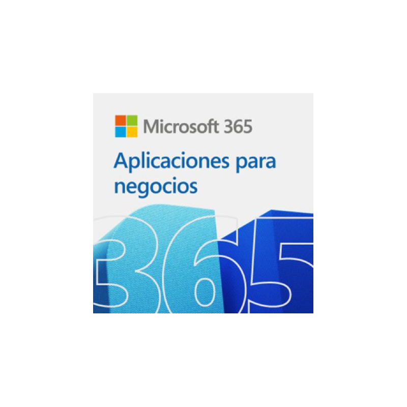 Licencia Microsoft ESD 365 Apps for Business Suscripción 1 Año 1 Usuario (5 Dispositivos)