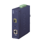 Convertidor de medios industrial PoE+ 1000BASE-SX/LX a 10/100/1000BASE-T 802.3at (mini-GBIC, SFP)