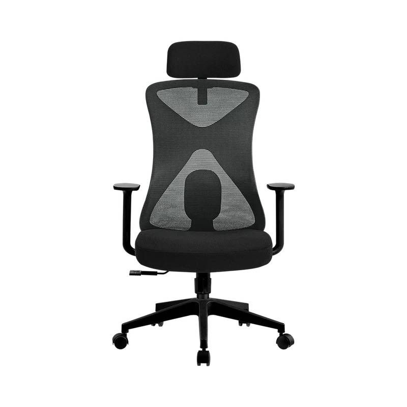 Silla FLOE PRO EC737 ACTECK  ELITE SERIES Silla de Oficina  Ergonómica Ajuste lumbar Reposa brazos Fijo Color  Negro. AC937238 N