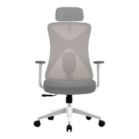 Silla FLOE PRO EC737  ACTECK  ELITE SERIES Silla de Oficina  Ergonómica Ajuste lumbar Reposa brazos Fijo  Color  Blanco. AC93724