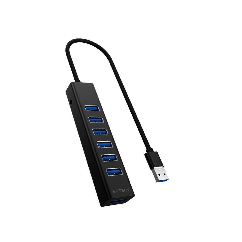 Hub USB 3.0 PORT X7C DH67 Acteck Advanced Series HUB  7 en 1 NMG-30U2