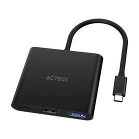 adaptador 3 en 1 usbc acteck ah445 