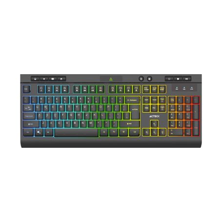 Teclado Alámbrico Led AUREAN PRO TA477G Acteck Advanced Series  NMG-30U2