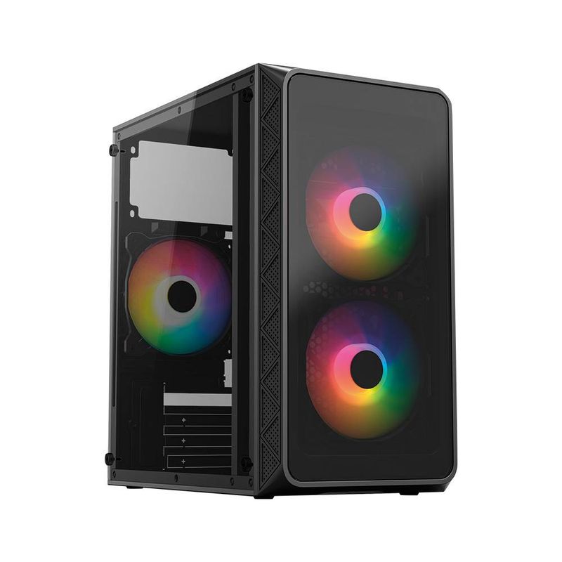 Gabinete Mini Torre Acteck DOOM PRO CRYSTAL GI730C  NMG-30U2