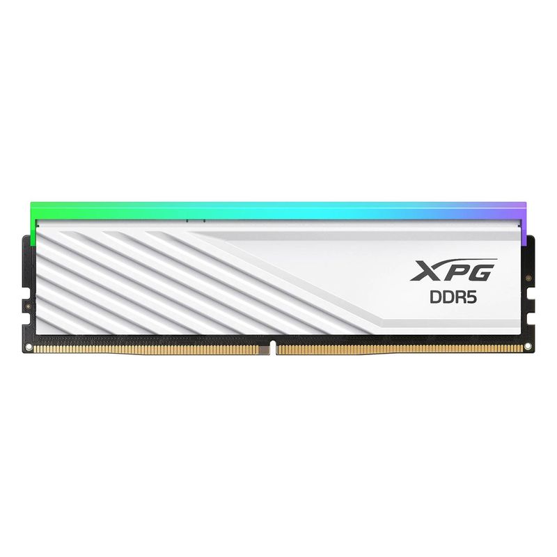  Memoria RAM ADATA XPG LANCER BLADE RGB DDR5 16GB UDIMM 6000MHz con Iluminación RGB. Disipador BLANCO. AX5U6000C4816GSLABRWH NMG