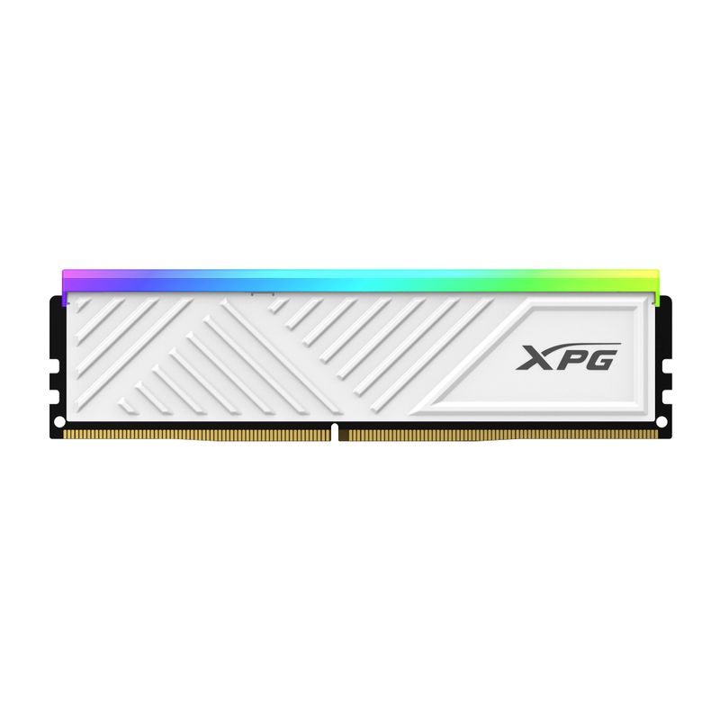 Memoria RAM ADATA XPG SPECTRIX D35G DDR4 8GB UDIMM 3200MHz con Iluminación RGB. Disipador BLANCO. AX4U32008G16ASWHD35G  NMG-30U2